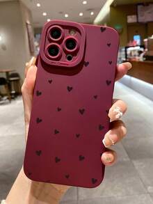 Premium Anti-Drop Phone Case With Porous Cat Eye, Enamel Heart Design, Compatible With IPhone 14, 14 Pro, 14 Pro Max, 13, 13 Pro, 13 Pro Max, 11, 11 Pro Max, 12, 12 Pro, 12 Pro Max, XR, XS, 15, 15 Pro, 15 Pro Max, 16, 16 Pro, 16 Pro Max, 17, 17 Pro, 17 Air, 17 Pro Max - Multicolor - View 1