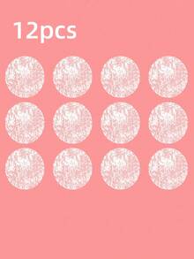 12/50/100pcs Disposable Gold Placemats, 13-Inch Round Metallic Mesh Table Mats, Foil-Pressed Table Coasters, Great For Table Setting, Wedding, Valentine's Day, Birthday Parties And Festival Decorations