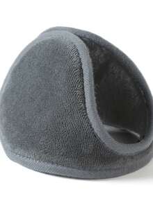 1pc Men's Ear Muffs, Knitted Winter Warm Outdoor Ear Warmers, Foldable & Windproof