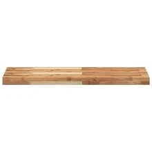Floating Shelf 80x30x4 Cm Oil Finished Solid Wood Acacia - Brown - View 5