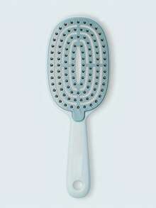 1pc Self-Cleaning Cushion Massage Comb - Ergonomic Handle, Gently Detangles Regular Hair, Increases Volume And Shine, Ideal For Home Use, Hair Care Tool, Fashionable Design, Durable Plastic Material, Bone Comb, Coral Color Ladies Comb, Volumizing Hair Brush, Foldable Hair Brush, Women's Comb, Large Comb, High-Top Comb, Women's Comb - Multicolor - View 11