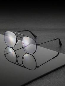 一副男士金属框圆形度假风优雅休闲时尚眼镜，适合骑行、驾驶、海岛度假、海滩、日光浴等场合。 - 彩色 - 查看 7