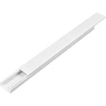 Volteck CAN-1020A, Canaleta de 1 vía con cinta ahesiva, 2m - 1 Vía, sin adhesivo - Ver 1