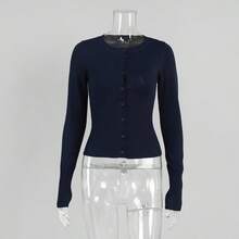 Women Sports Sweaters - Blue - View 5
