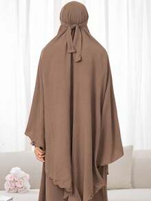 1pc Minimalist & Fashionable Muslim Women Hijab Headscarf, Suitable For Daily Wear, Praying, All Seasons - Multicolor - View 27