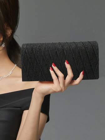 Mini Pleated Clutch Purses For Women Purses And Sequins Handbags Formal Wedding Party Prom Purse Money Bags For Wedding,Party