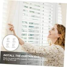 QY- HOLIDYOYO 4juegos Bloqueadores De Cuerda Para Cortinas De Bambú Accesorios Prácticos Para Persianas Romanas Compatible Con Ventanas Y Closets Fácil Instalación Y Uso -6194 - 47 x 4 x 19 cm - Ver 7