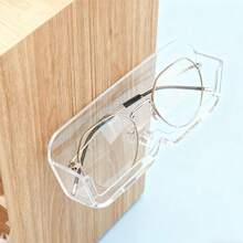 1PC Punch-Free Drilling-Free Wall-Mounted Glasses Storage Rack - Pressure-Resistant Sunglasses Display Rack, Jewelry Sundries Storage Organizer For Prescription Glasses/Sunglasses, Suitable For Bedroom Bathroom Bedside Dressing Table, Christmas Decorations & Christmas Gifts - 無色 - 查看 5