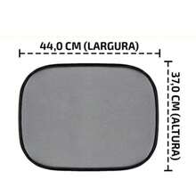 2 unidades Protetor Solar Para Carros Janeira - Automotivo - Tapa Sol - Preto - Visão 1