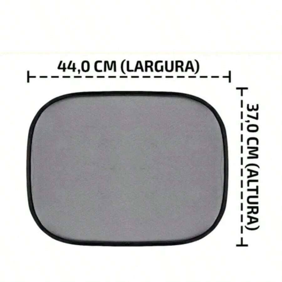 2 unidades Protetor Solar Para Carros Janeira - Automotivo - Tapa Sol - Preto - Visão 1