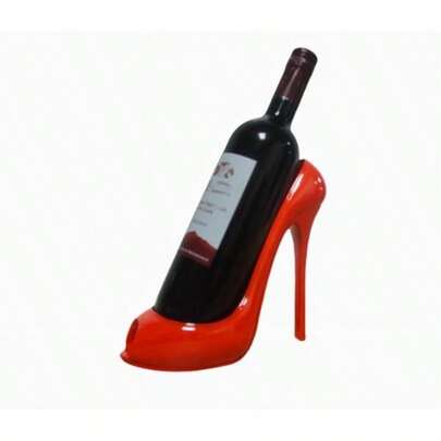 Tabletop Wine Racks HolderHigh Heel Shoe Wine Bottle Rack Holder Single Wine Rack Display Decorative For Kitchen Restaurant Bar Hotel