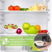 50pcs/Pack 17oz Compostable Paper Bowls, Durable White Paper Bowls Suitable For Cold & Hot Food, Sugarcane Bowls Great For Outdoor BBQ, Daily Meals, Birthday, Camping, Picnic, Wedding, Parties - Multicolor - View 4