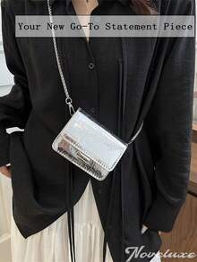 Mini Top Handle Satchel Bag New Small Bag Women 2025 Popular New Korean Version Fashion Messenger Bag Internet Celebrity Fashion Texture Shoulder Handbag Cute Purse Mini Crossbody Bags For Women Top Handle Clutch Handbag Can Be Used As Valentine's Day, Thanksgiving, Halloween,Christmas Gift. - 彩色 - 查看 2