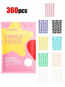 2160 piezas Pegatinas de caras de estrellas lindas, pegatinas de estrellas, adecuadas para decoración diaria, eventos y fiestas, pegatinas de fiesta multicolor, diseño resistente al agua/ligero/material amigable con la piel/adecuado para el baño - Multicolor - Ver 12