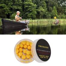 Box Of 30 Yellow 10mm Floating Baits For Carp And Grass Carp – Odorless, Protein-Rich Floating Baits, High-Buoyancy Pop-Up Fishing Pellets For Large Carp And Crucian Carp, All-Season Fishing Lures For Lakes And Rivers