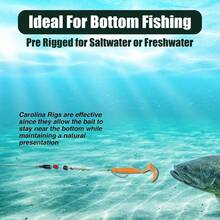 Carolina Rig/Brass Ready Rig - 6 Pack - 1/4 onza + latón - Ver 7