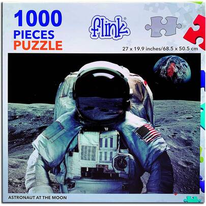 EstiloFLINK Rompecabezas Astronauta en la LunaVersión mejorada