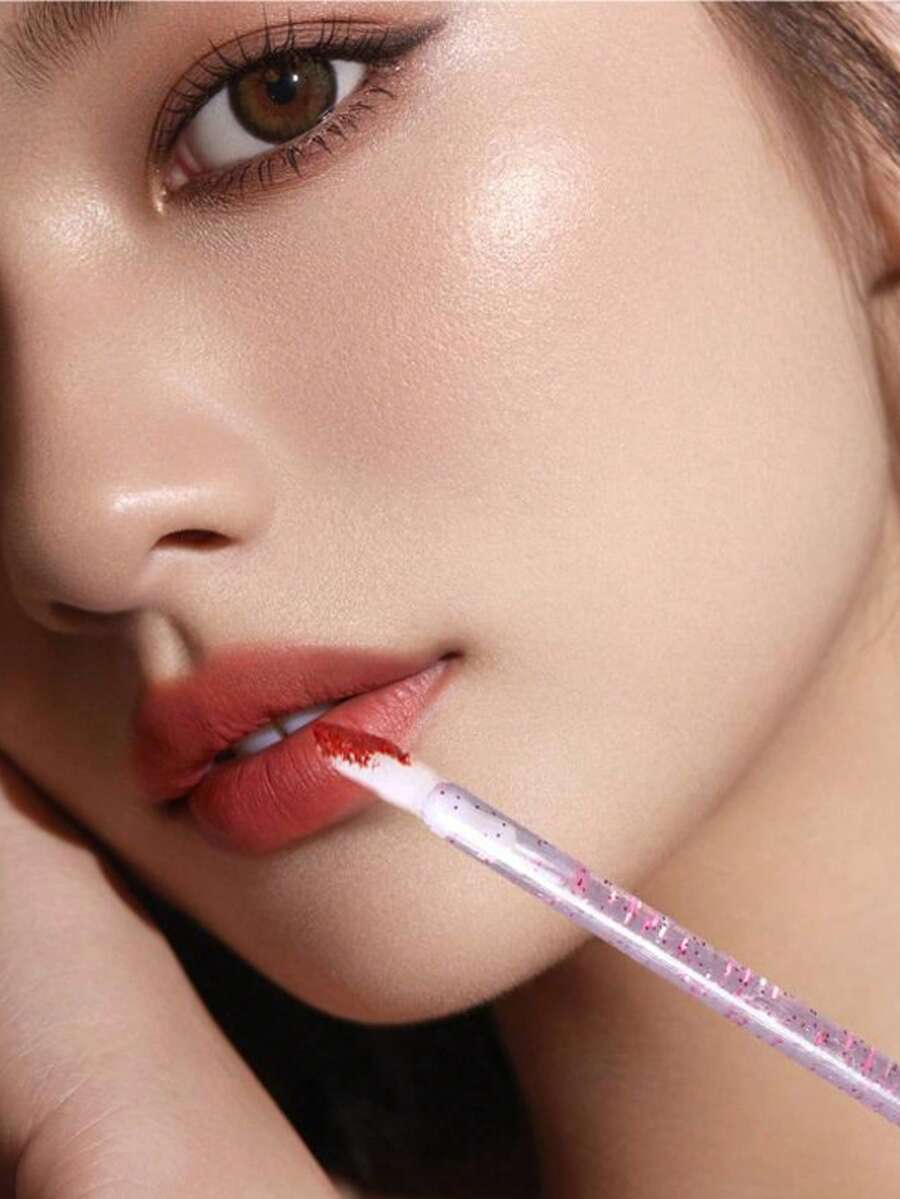 50pcs/100PCS Sparkling Lip Brush, Disposable Lip Brush, Crystal Rod Flocking Lip Brush, Lip Gloss Applicator, Lipstick Glow Stick, Applicator Perfect Makeup Tool (Multi-Color) - Multicolor - View 1