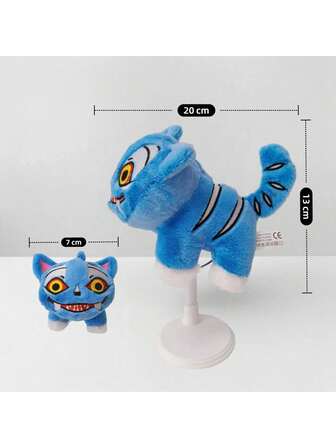 1 طقم من ديكورات النمر الصغير، زينة نمر صياد جذابة وكيوت، قلادة مفاتيح، ديكور حيوانات كاواييي معلق، هدايا للأطفال، مناسب كهدية عيد ميلاد للأصدقاء أو كقطعة تحف شخصية (أسلوب عشوائي)