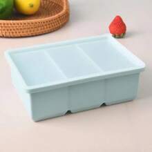 1/2个带盖硅胶冰格 - 柔韧可重复使用的大号冰格模具，容量1杯，适用于汤、炖菜、酱汁，可用洗碗机清洗，非常适合圣诞节、万圣节、复活节、感恩节和其他节日。 - 彩色 - 查看 18