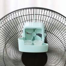 1pc Convenient No-Drill Electric Fan Cooling Household Pedestal Fan With Ice Compartment, Cooling Device,Spring Summer Picks,Brides Maid Gifts,Room,Bedroom Deccor,Bedroom Deccor,Beach,Travel,For Men,For Women,Vacation - Mint Green - View 2