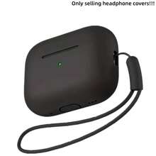 Compatible With AirPods Pro 2/3 (2022/2023/2025), Includes Soft Silicone Protective Case, Portable & Practical, Lightweight & Scratch-Resistant - Black - View 2