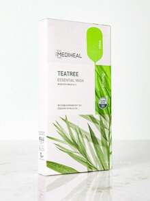 Mediheal 10片装茶树精华面膜，控油舒缓，蕴含茶树油和金缕梅提取物，适合油性及易长痘肌肤。 - Tea Tree Essential Mask 10 EA - 查看 11