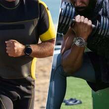 Rugged Nylon Sport Watch Band 20 22 Quick Release Watch Strap Mountaineering Style Replacement Watch Strap 5 Colors (Black/Army Green/Navy Blue/Grey/Orange) For Men Big Wrist,32455328 - 軍綠色 - 查看 6