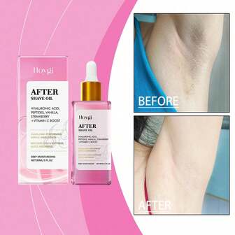 90ml Aceite humectante para después del afeitado con aroma a fresa, fórmula reafirmante, nutrición profunda, brillo radiante, apto para hombres y mujeres, gran idea de regalo, ideal para el Día del Padre