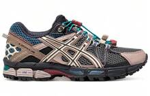 Asics Gel-Kahana 8 Comfortable Versatile Fabric Shock Absorption Durable Breathable Rebound Low-Top Casual Trail Running Shoes Gray Brown Sneaker Women 1012B634-021 - 彩色 - 查看 2