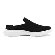 Tenis sin Talon para Caminar Mujer Zapatos Mules para Dama - Negro - Ver 6