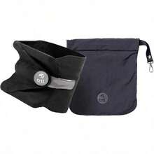 Ytrtl Pillow Almohada de Viaje cientificamente Probada super Suave con Soporte para el Cuello Ligera y Lavable a maquina diseño ergonomico para Viajar en Aviones Coches y Trenes Gris Gris - Gris+Adulto - Ver 1