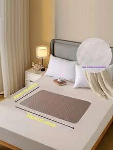 Tấm lót chống thấm 4 lớp có thể tái sử dụng, tấm bảo vệ nệm cỡ lớn, tấm lót giường chống thấm có thể giặt được dành cho phụ nữ, người già và thú cưng. - Nhiều màu - Xem 16