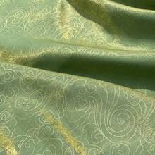 1 tấm vải Jacquard đuôi cá óng ánh, satin mềm mại, bóng mượt, thích hợp may váy, áo liền quần, Hán phục, trang phục trang trọng, dài 36/108/180 inch, rộng 59 inch, 100gsm - Nhiều màu - Xem 4