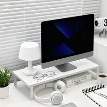 显示器支架，台式电脑办公桌增高架，收纳整理架 - 彩色 - 查看 10