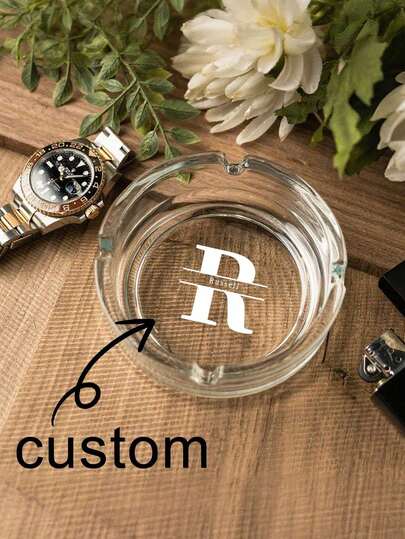 Cenicero grabado personalizado, cenicero grabado personalizado, cenicero de puros personalizado, cenicero de patio exterior, cenicero exterior, cenicero de fumador interior, cenicero de puros exterior, cenicero genial, cenicero lindo, cenicero portátil, cenicero de sala de té exterior, escuela, hogar, renovación de dormitorio, cumpleaños, graduación, recuerdo