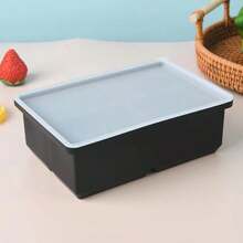 1/2个带盖硅胶冰格 - 柔韧可重复使用的大号冰格模具，容量1杯，适用于汤、炖菜、酱汁，可用洗碗机清洗，非常适合圣诞节、万圣节、复活节、感恩节和其他节日。 - 彩色 - 查看 19