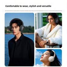 Lenovo Tai nghe Bluetooth không dây  EB325, Tai nghe chơi game không dây thực sự, Âm thanh Hi-Fi trầm sâu, Tai nghe thể thao khử tiếng ồn - màu đen - Xem 2