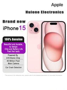IPhone 15 Smartphone - Powered By Apple A16 Bionic Chip | 6.1" Super Retina XDR OLED Display | 48MP Camera System | IP68 Dust & Water Resistance | Your Perfect Work, Study & Entertainment Companion - Pink - View 11