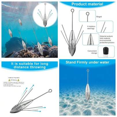 Sputnik Sinker Pesca Pesca Pesca Equipo de Pesca Larga Cola Surf Casting Pesca