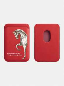 1 chiếc ốp lưng ví da cao cấp hình ngựa đua có nam châm, tương thích với Apple 13/14/16/15/17 Pro/Air, chất liệu da cao cấp có ngăn đựng thẻ và chân đế, tương thích với Android và hầu hết các điện thoại thông minh, quà tặng cho mẹ, gia đình, bạn bè, sinh nhật, ngày lễ, phụ kiện ốp lưng điện thoại, miếng dán điện thoại có giá đỡ. - Nhiều màu - Xem 13