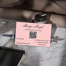 Customized Business Cards, Personalized Cards, Customizable QR Code Contact Info, Suitable For Business/Work/Office Professionals, Customized Cards, Business Cards, Customized QR Code Cards