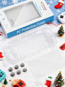 Capa Protetora para Nintendo Switch 2, Capa Compatível com Console Switch 2 Slim, Design de Suporte Oco, Absorção de Choque e Capa Anti-Arranhões para Switch 2, Presentes de Natal para Amigos Homens/Mulheres