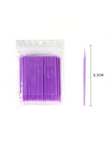 100 chiếc/Chai tăm bông vệ sinh nối mi, dụng cụ nâng mi, cọ chải mi siêu nhỏ, dụng cụ trang điểm - Nhiều màu - View 11