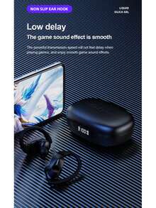 Auriculares deportivos inalámbricos Lenovo LP75 con micrófono, control de botones, indicador de batería LED, auriculares Bluetooth 5.4 TWS de alta fidelidad estéreo - Unitalla - Ver 7