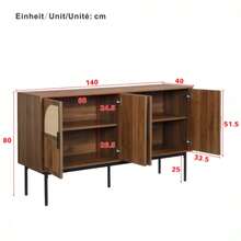 Television Stands & Entertainment Centers - Natural - View 2
