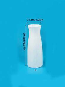 1 pieza Jarrón de plástico indestructible de diseño creativo para bodas, fiestas, festivales, decoración del hogar, jarrones de rosquilla, arreglos florales, decoración de mesa de comedor, adecuado para bodas, hoteles, restaurantes, fiestas - Multicolor - Ver 11