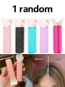 2pcs Hair Fiber Clips, Used To Increase Root Volume, Slouchy Hair Clips, Premium Hairstyling Tool/Curling Iron Accessory, No-Heat Curling, Increase Hair Volume, No-Heat Styling Tool, Premium Hairstyling Slouchy Hair Clips (Not For Direct Curling, Only For Fixing Hairstyles) - Multicolor - View 13
