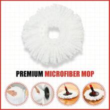 Mop And Bucket Set, 360° Spin Mop And Bucket With Wringer Set And 1 Microfiber Mop Refills, Stainless Steel, Extended Handle Spinning Mop Bucket System For Floor Cleaning, Black - màu đen - Xem 6