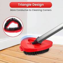 Scrub Brush Compatible With O Ceda EasyWring Spin Mop 1 System, Hard Bristle Cleaning Brush Shower Floor Scrubber Bathroom, Kitchen, Deck, Pool And Tile Walls - 1 包清潔刷(1 個水箱) - 查看 6